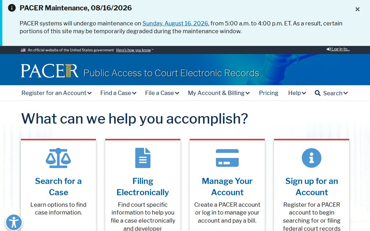 Federal criminal court records for Sheboygan County through PACER